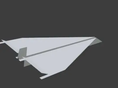 Paper Plane 3D model