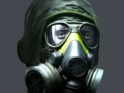 Helmet 3d model military combat Military Low-poly Low-poly 3D model