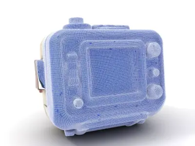 Retro Military Device Model Pack Low-poly 3D model