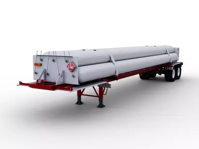 CMW 7 Tube Trailer 3D model