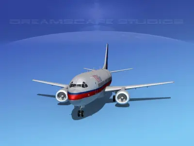 Boeing 737-300 US AIR 2 3D model