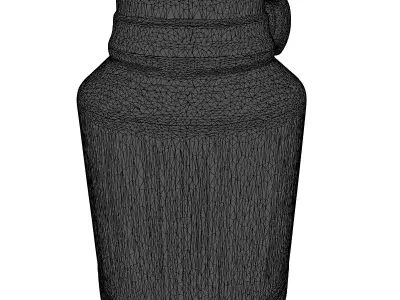 Military Style Insulated Water Bottle 3D model