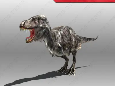 Tyrannosaurus Rex  Low-poly 3D model