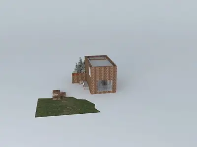 An office at Dhaka 3D model