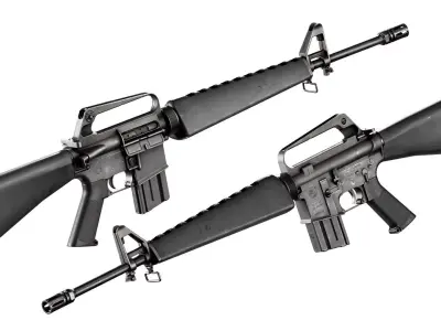 M16A1 NAM Low-poly 3D model