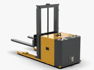 AGV Forklift Stacker 3D model
