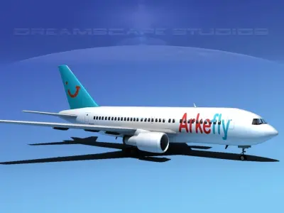 Boeing 767-100 Arkefly 3D model