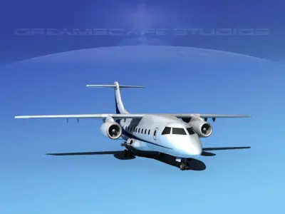 Dornier 328Jet Coastal Express 3D model