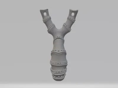 Bamboo Slingshot 3D Model 3D print model
