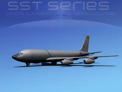 Boeing KC-135-E Stratotanker V05 3D model