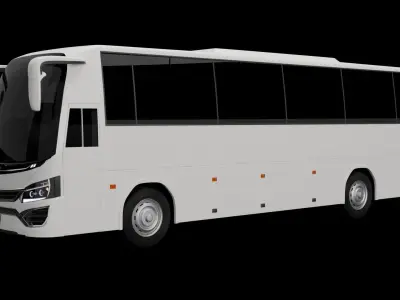 Deluxe Bus 3D model
