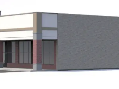 Retail-002 commercial building 3D model