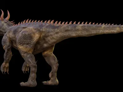 Velociraptor 3D T- Rex Model Low-poly 3D model