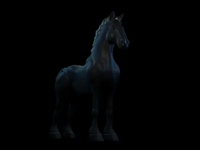 Dark Horse Free 3D model