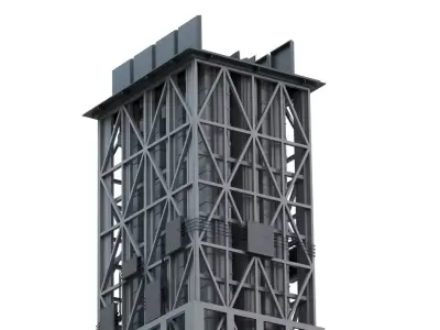 Sylver A-50 vertical launching system VLS 3D model