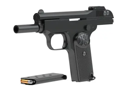 FN M1900 Pistol 3D model