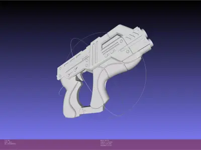 Mass Effect M6 Pistol 3D model