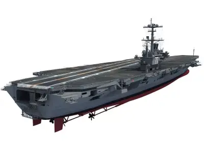USS George H W Bush Aircraftcarrier CVN-77 3D model