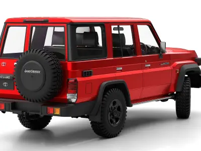 2024 Toyota Land Cruiser LC76 3D model