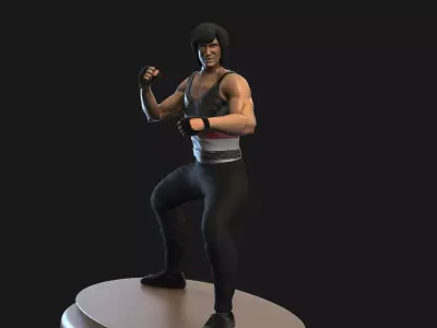 Jackie Chan Wheel of meals 3D print model