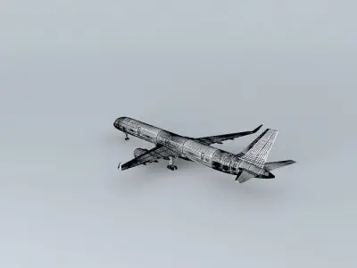 Icelandair Boeing 757 300W EDIT Free 3D model