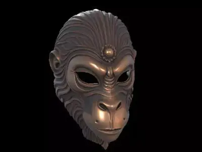 Monkey Mask 3D print model