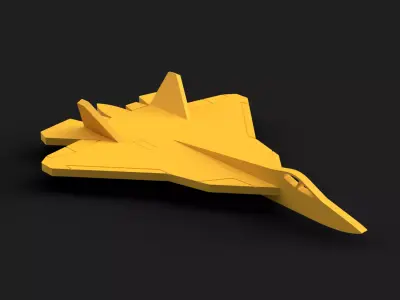 Sukhoi Su-57 kit card Free 3D print model