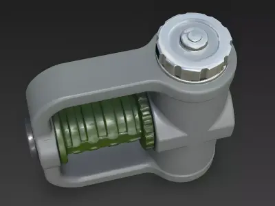 Tactical Military Adrenaline Injector 3D Model Low-poly 3D model