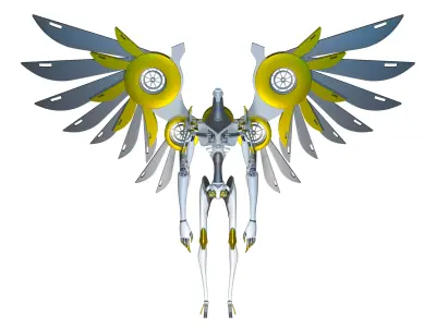 Robot Angel 3D model