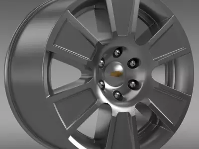 Chevrolet Silverado RegularCab 2007 rim 3D model