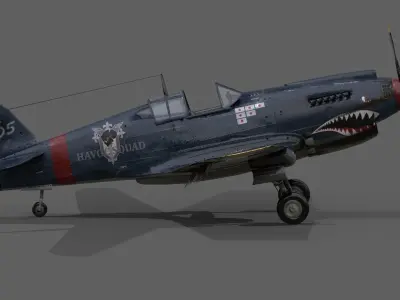 P40 WARHAWK 3D model