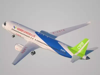 COMAC C919 3D model