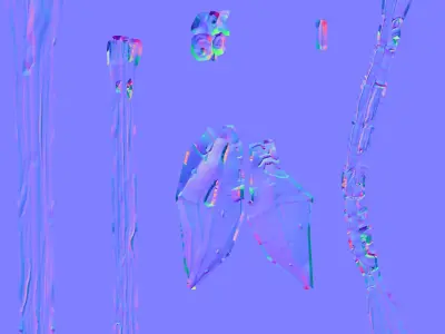 Stylized Lance Low-poly 3D model