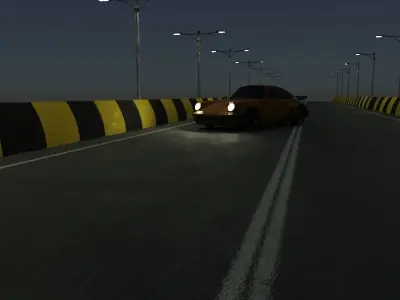 Free Street Light Pole Free 3D model