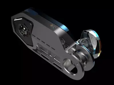 mechanical robotic part 3D model