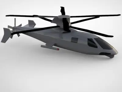 Sikorsky S97 Raider helicopter 3D model