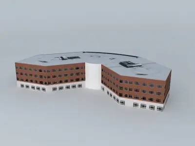 7900 Fannin Street Houston. Free 3D model