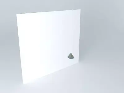 BBC 1 Alien Pyramid Ident Logo Free 3D model