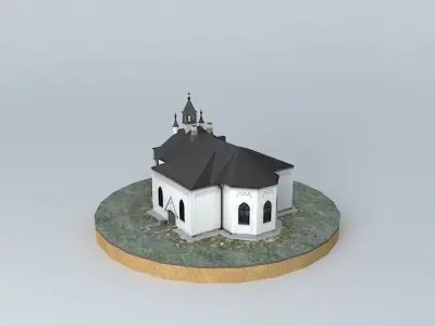 Riga Lutheran Church &amp;quot;Rigas Christ Evangelical Lutheran ... Free 3D model