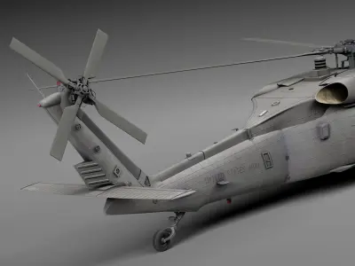 Sikorsky UH-60a Black Hawk 3D model