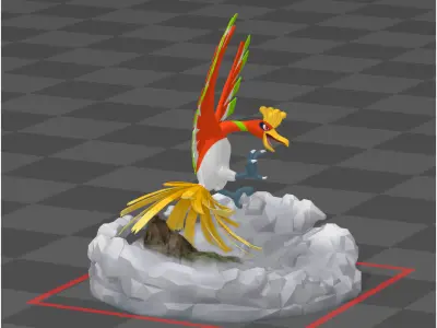 Ho-oh Free 3D model