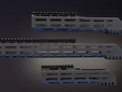 MI MCX Handguard  Low-poly 3D model