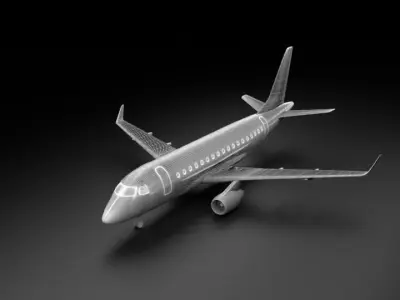 Embraer E170 - E195 Family 3D model