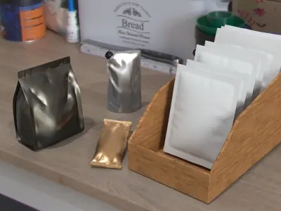 Pouches and Sachets 3D model