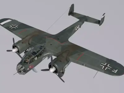 Dornier Do-17Z 3D model