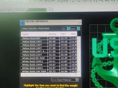 us navy pendant 3D model