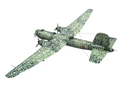 Heinkel He-177 A-5 - Greif - 6NDN 3D model