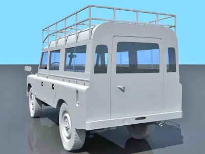 Old Landrover 3D model