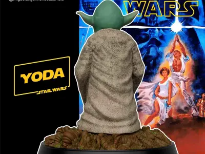 YODA MODEL FOR STL 3D PRINTIN 3D print model