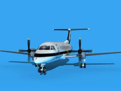 Embraer EMB120 CAL 3D model
